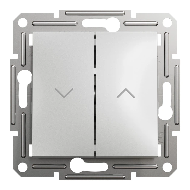 Вимикач для жалюзі Schneider Electric Asfora алюміній EPH1300161 - зображення 3