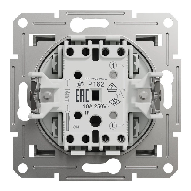 Кнопковий вимикач Schneider Electric Asfora алюміній EPH0700161 - зображення 8