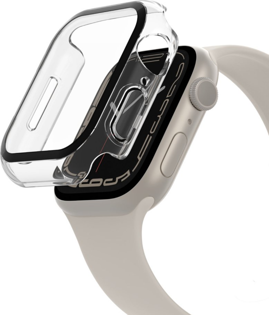 Чохол Belkin ScreenForce TemperedCurve 2-in-1 для Apple Watch 40/41 мм Transparent (OVG003ZZCL) - зображення 1