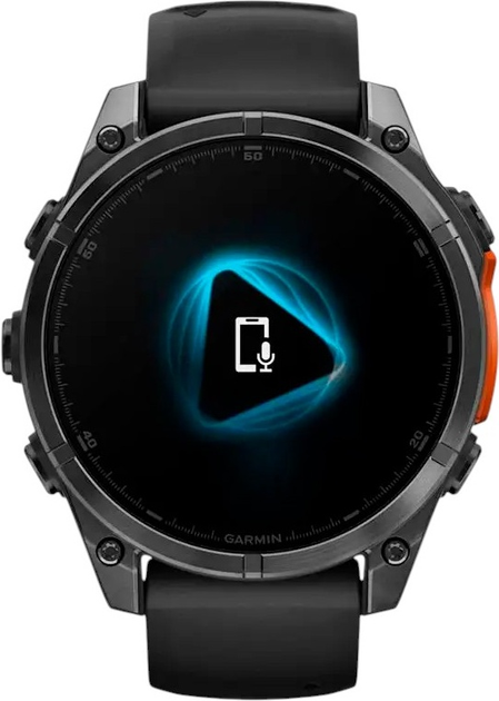Смарт-годинник Garmin fenix 8 47мм AMOLED Slate Gray with Black Silicone Band (010-02904-00) - зображення 7
