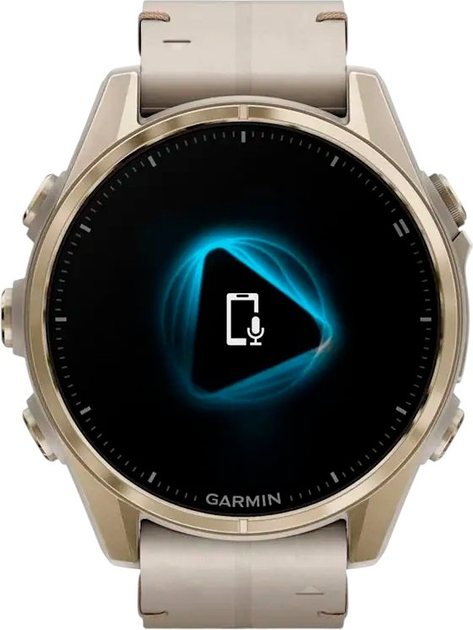 Smartwatch Garmin fenix 8 43mm AMOLED Sapphire Soft Gold with Limestone Leather Band (010-02903-40) - obraz 11