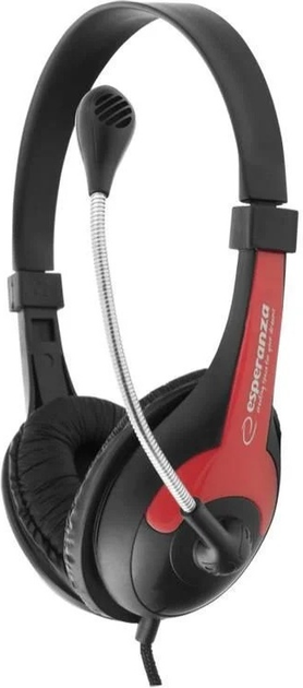 Навушники Esperanza EH158R Rooster Red (5901299908693) - зображення 2