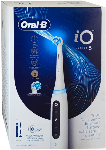 Szczoteczka elektryczna do zebow Oral-B (iO5 Quite White) (955555910318920) - Outlet - obraz 10