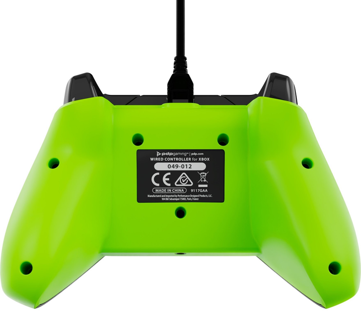 Kontroler przewodowy PDP Electric do Xbox Series/Xbox One/PC Carbon-Green (049-012-CMGY) (955555911926986) - Outlet - obraz 6