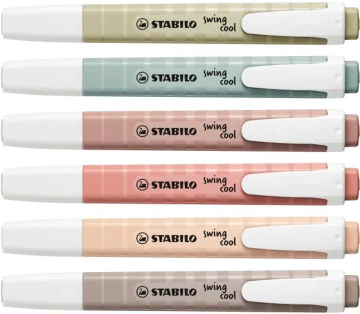 Набір маркерів Stabilo Swing Cool Nature Colours 6 шт (4006381619998) - зображення 2