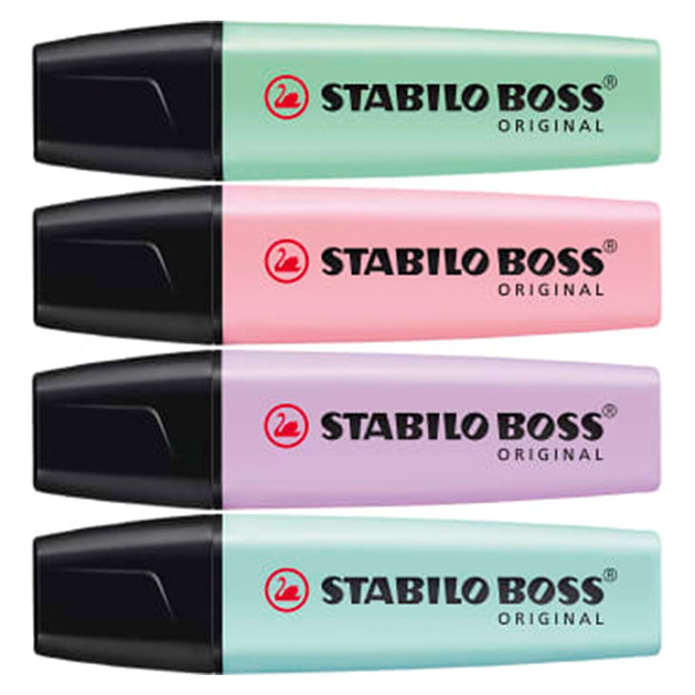 Zestaw markerów Stabilo Boss Original Pastel Multicolour 4 szt (4006381492867) - obraz 2