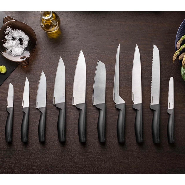 Nóż Santoku Fiskars Hard Edge 15 cm (6424002011040) - obraz 5