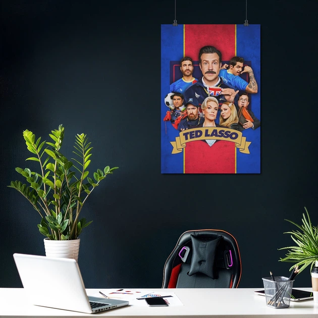 Постер Тед Лассо, серіал, Джейсон Судейкіс, Ted Lasso, Jason Sudeikis, A3 42×28 см (id4303) - зображення 3