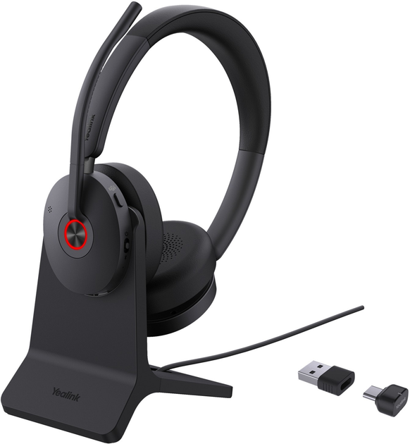 Zestaw słuchawkowy Yealink BH74 Stand Teams USB-C/USB-A (1208682) - obraz 1
