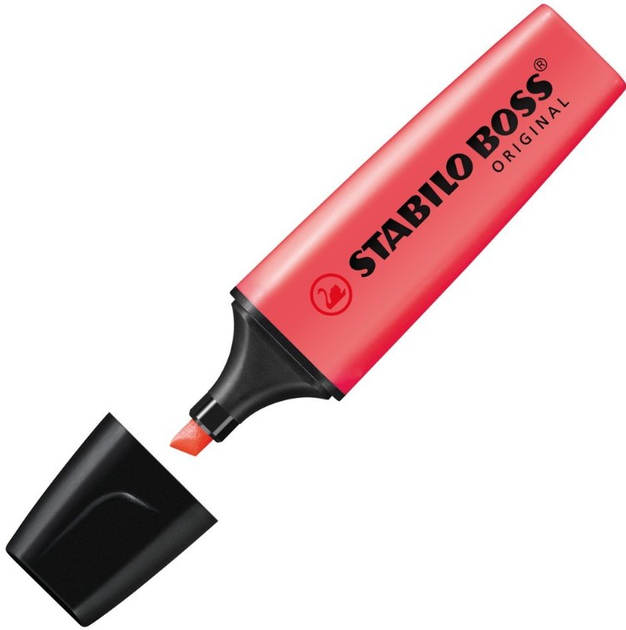 Zestaw zakreślaczy Stabilo Boss Original 10 szt Czerwony (4006381215756) - obraz 3