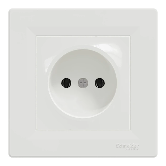 Розетка Schneider Electric Asfora без заземления белая EPH3000121 - изображение 7