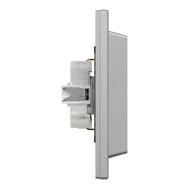 Розетка Schneider Electric Asfora з заземленням подвійна алюміній EPH9900161 - зображення 6