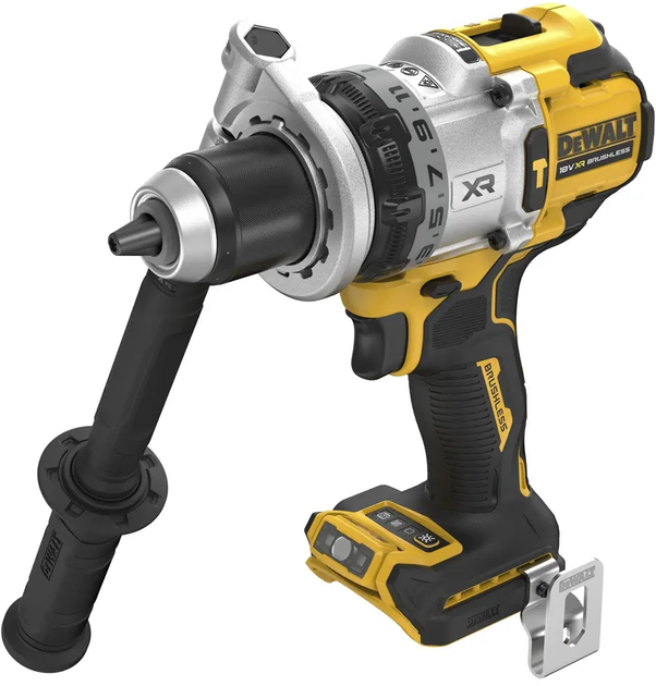 Akumulatorowa bezszczotkowa wiertarko-wkrętarka udarowa DeWalt DCD1007NT (5035048806807) - obraz 3