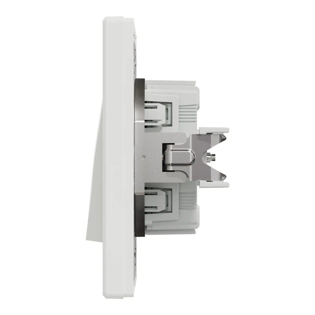 Перемикач одноклавішний Schneider Electric Asfora білий EPH0400121 - зображення 6