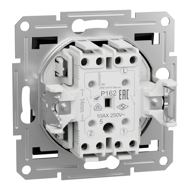 Выключатель двухклавишный Schneider Electric Asfora антрацит EPH0300171 - изображение 6