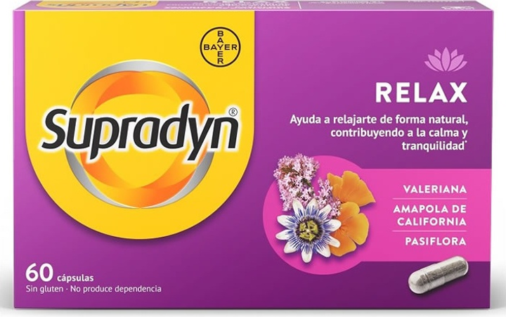 Харчова добавка Bayer Supradyn Relax 60 капсул (8470002137219) - зображення 1
