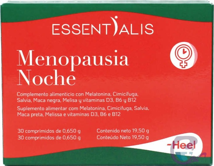 Харчова добавка Heel Essentialis Menopause Night 30 таблеток (8429949195912) - зображення 1