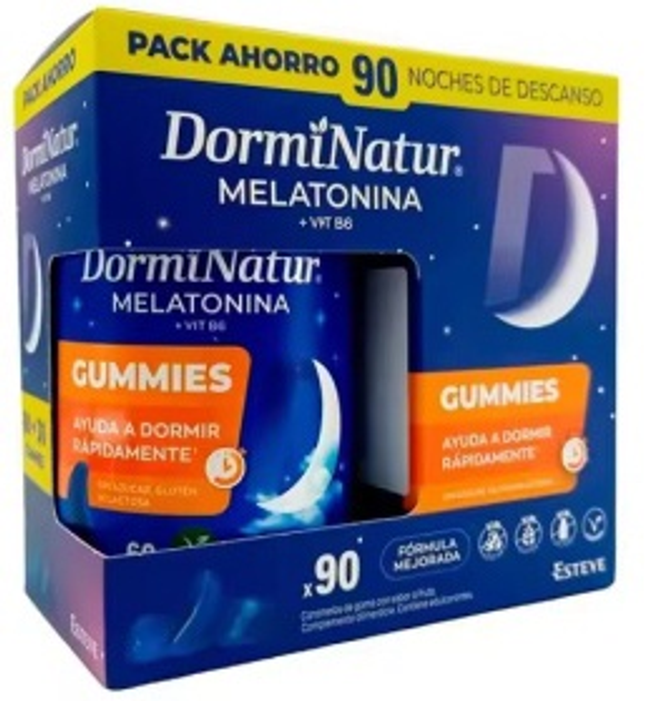 Suplement diety Esteve Dormi Natur Melatonina 90 żelek 2 szt (8431506005244) - obraz 1