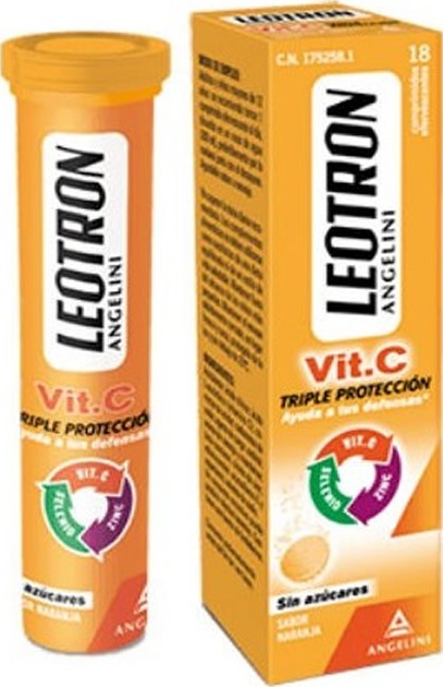Suplement diety Leotron Vitamin C 18 tabletek musujących (8470001752581) - obraz 2