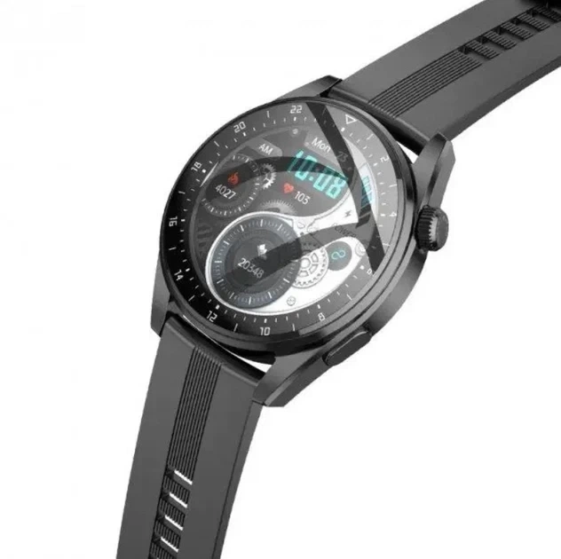 Розумний смарт-годинник Hoco Y9 Smart Watch електронний наручний смарт-годинник із функцією приймання дзвінків чорний - зображення 6