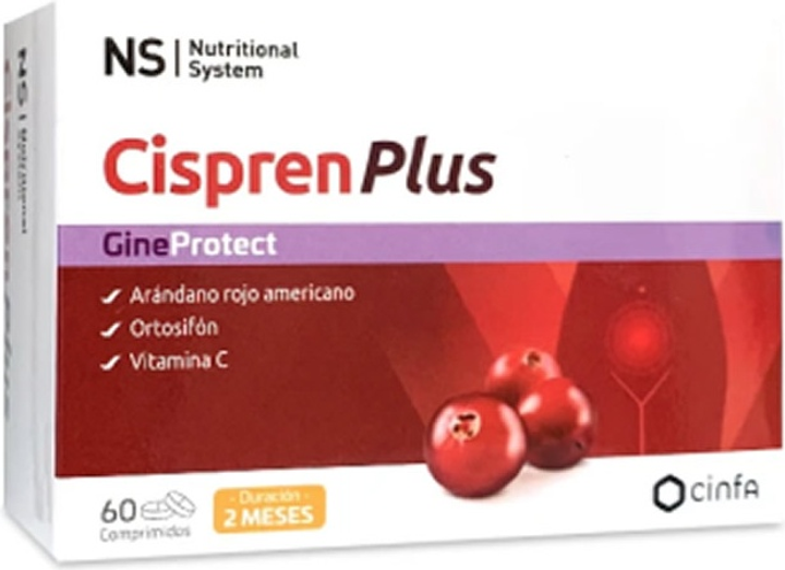 Suplement diety NS Cynfa Nutritional System Gineprotect Cispren Plus 60 tabletek (8470002101234) - obraz 1