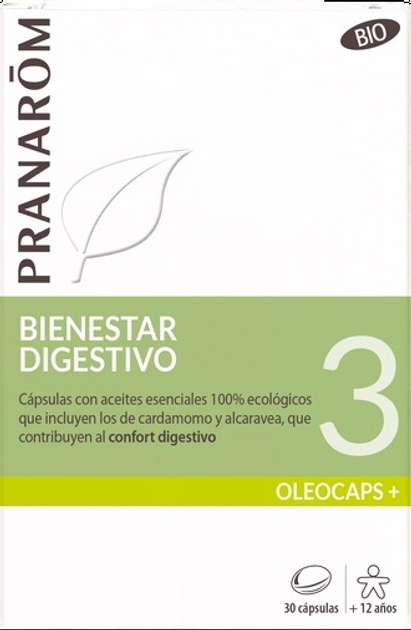 Suplement diety Pranarom Bienestar Digestivo 30 kapsułek (5420008527944) - obraz 1