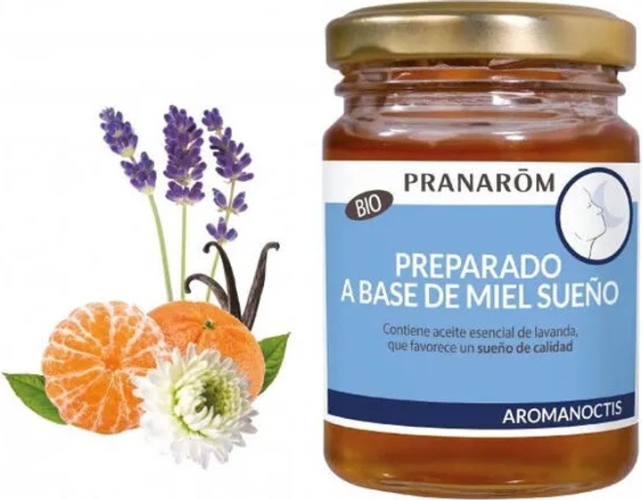 Suplement diety Pranarom Bio Aromanoctis Honey Sleep Base 100 ml (5420008540424) - obraz 2