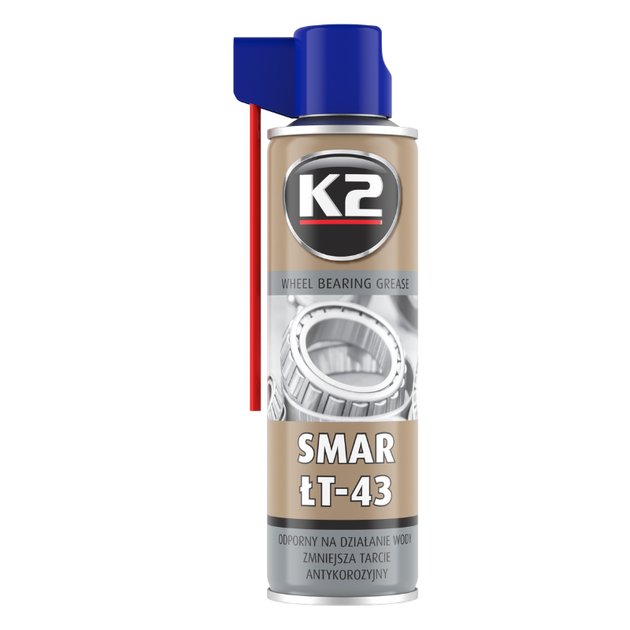 Смазка жидкая для смазки подшипников K2 WHEEL BEARING GREASE аэрозоль 400 мл (W135) - изображение 7