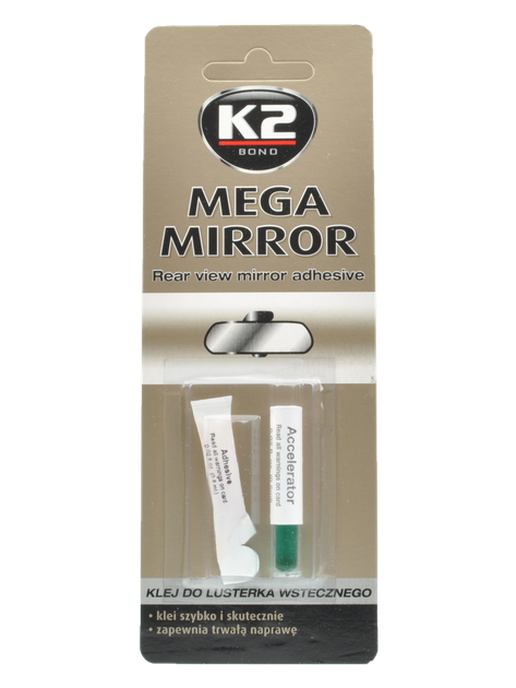 Клей для зеркал заднего вида K2 Mega Mirror 0,6 мл + 0,5 мл (B110) - изображение 3