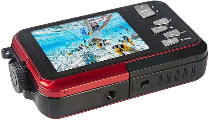 Aparat fotograficzny AgfaPhoto Realishot WP8000 Red (3760265542192) - obraz 3
