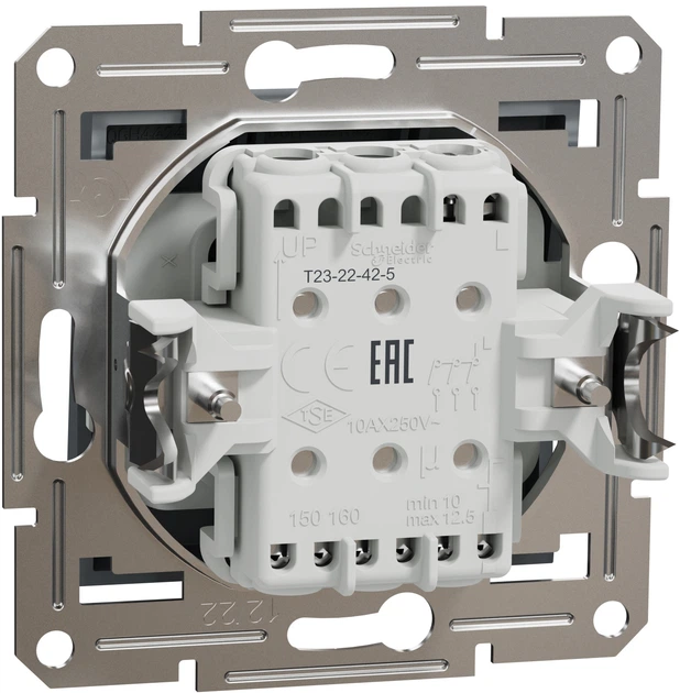 Вимикач 3-клавішний Schneider Electric Asfora сталь EPH2100162 - Фото 2 Вимикач 3-клавішний Schneider Electric Asfora сталь EPH2100162 - изображение 2