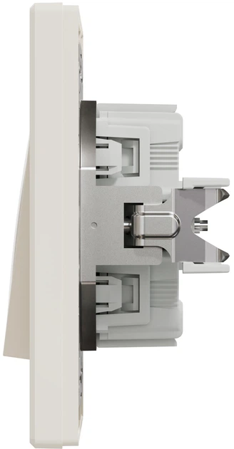 Вимикач 2-клавішний Schneider Electric Asfora самозажимний крем EPH0300123 - зображення 3