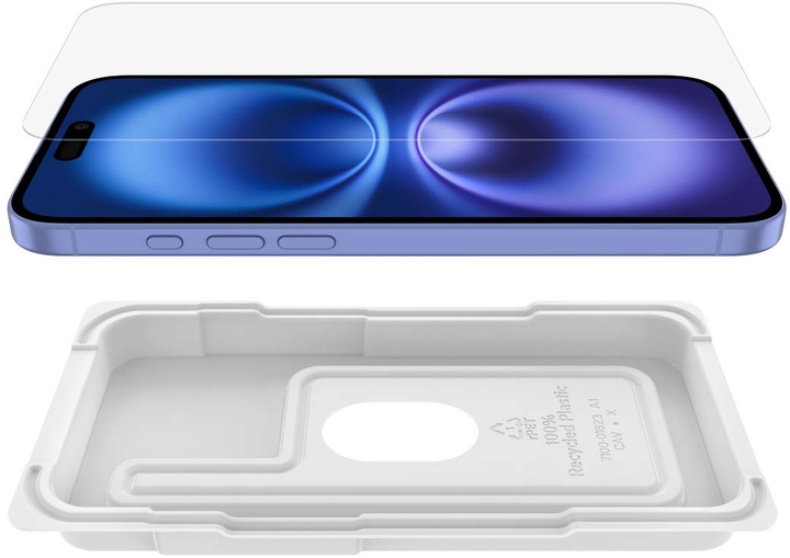 Szkło ochronne Belkin ScreenForce InvisiGlass do Apple iPhone 16 Plus/15 Plus/14 Pro Max (OVA172HQ) - obraz 3