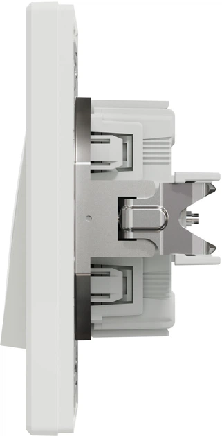 Перемикач 1-клавішний Schneider Electric Asfora самозажимний білий EPH0400121 - зображення 3