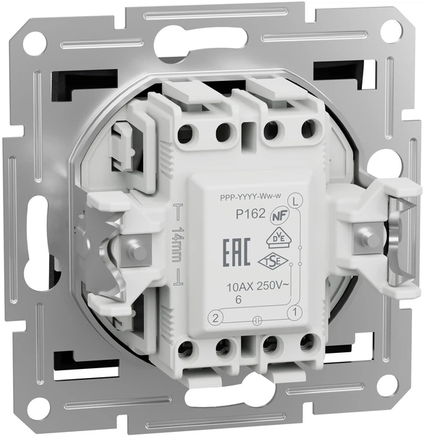 Перемикач 1-клавішний Schneider Electric Asfora з підсвіткою самозажимний антрацит EPH1500171 - Фото 2 Перемикач 1-клавішний Schneider Electric Asfora з підсвіткою самозажимний антрацит EPH1500171 - изображение 2