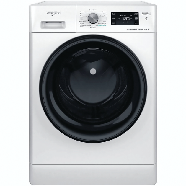 Прально-сушильна машина Whirlpool FFWD 8649 BV UA - зображення 5
