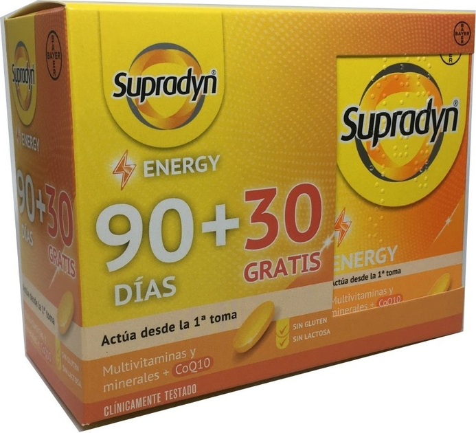 Харчова добавка Bayer Supradyn Energy 120 таблеток (8411193909285) - зображення 1