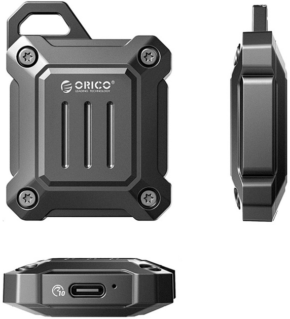 Зовнішня кишеня Orico M.2 NVMe 2230 USB-C 10 Gbps Black (XAM2-G2-BK-BP) - зображення 3