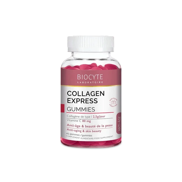 Коллаген Biocyte Collagen Express Gummies и витамин С 45 конфет - изображение 2