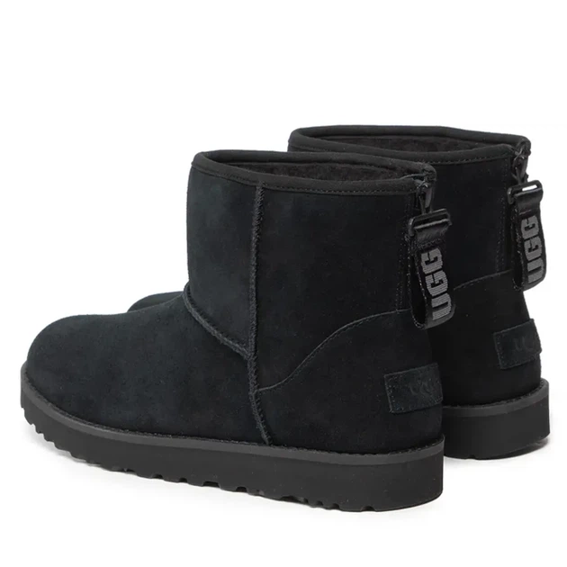 Угги UGG Classic Mini Logo Zip Black 1122671-BLK 36 - изображение 3