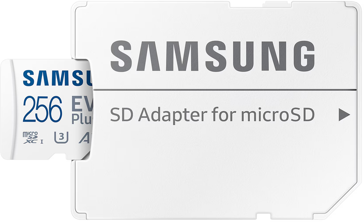 Карта памяти Samsung Evo Plus microSDXC 256GB UHS-I U3 V30 + SD-адаптер (MB-MC256SA/EU) - изображение 6