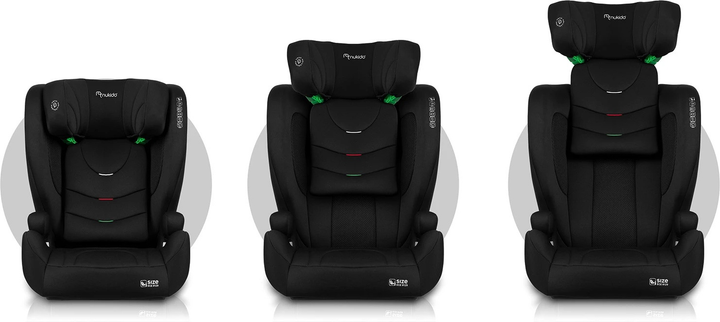 Автокрісло Nukido Louis Soft 15-36 кг ISOFIX Чорне (5903890622978) - зображення 5