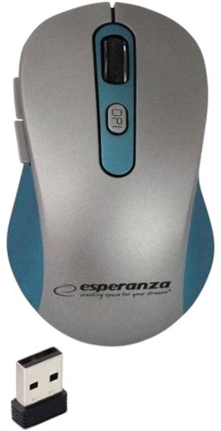 Миша Esperanza Adara 6D 2.4GHz Wireless Blue (5901299959343) - зображення 3