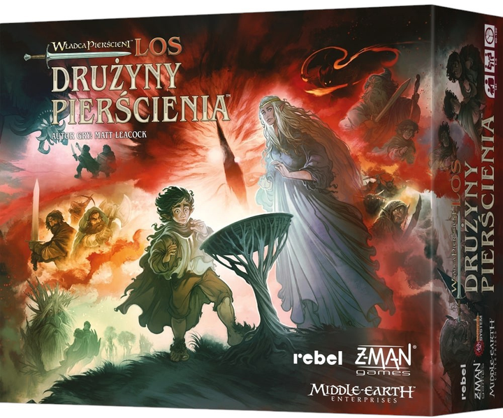 Gra planszowa Rebel Władca Pierścieni: Los Drużyny Pierścienia (edycja polska) (0841333132972) - obraz 1
