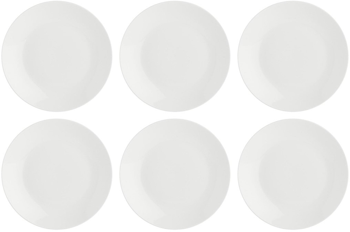 Zestaw talerzy La Porcellana Bianca Essenziale porcelana 20 cm 6 szt (8027549102349) - obraz 1