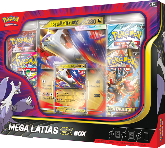 Доповнення Pokémon TCG: Mega Latias ex Box (196214119192) - зображення 3