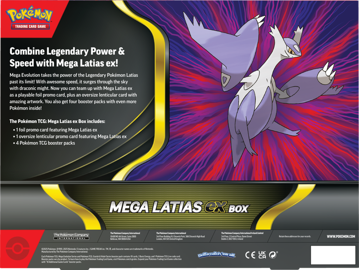 Доповнення Pokémon TCG: Mega Latias ex Box (196214119192) - зображення 5