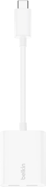 Adapter Belkin RockStar 2x USB-C Audio + Charge White (F7U081BTWH) - obraz 5