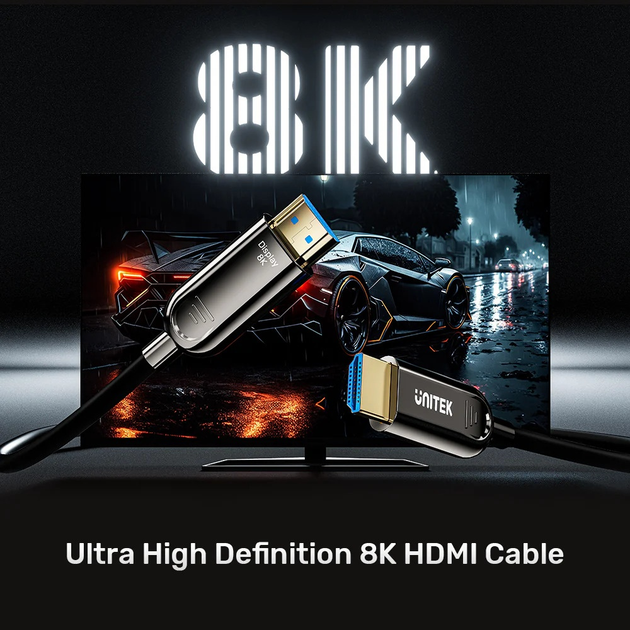 Kabel Unitek HDMI - HDMI 100 m Black (C11085GY01-100M) - obraz 4