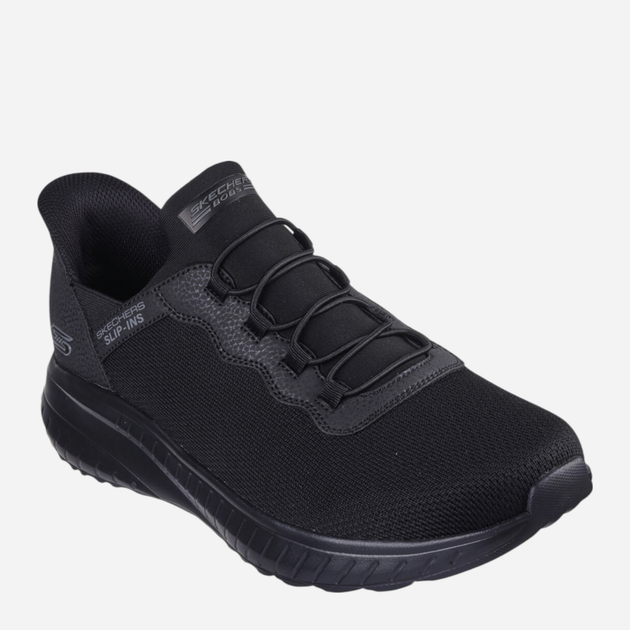 Sneakersy męskie Skechers Bobs Squad Chaos Daily Hype 118300-BBK 39 Czarne (196989774282) - obraz 2